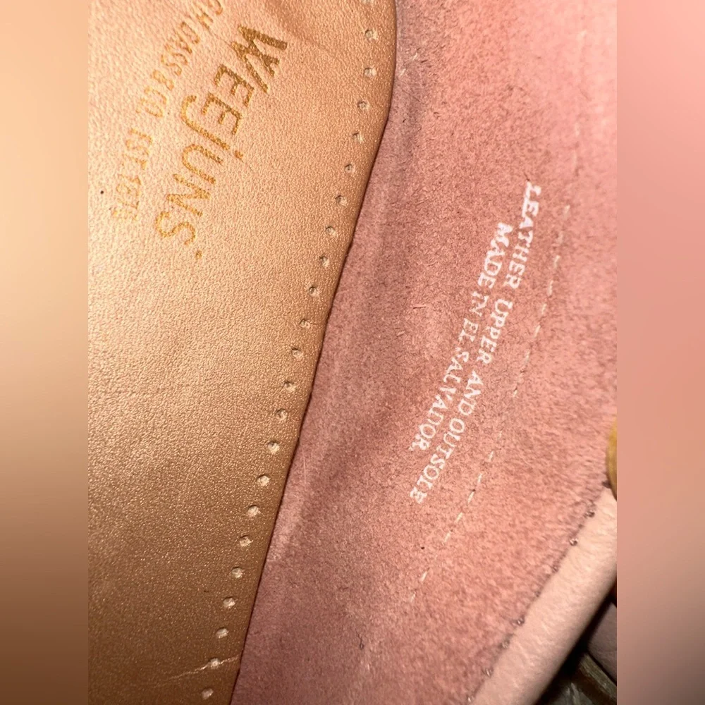 G.H. Bass Weejuns Soft Blush Pink Leather Penny classic Loafers - Size 9M - Picture 7 of 11